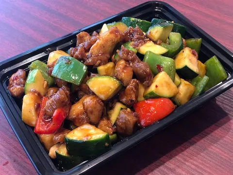 Kung pao chicken takeout from Wok's On Express