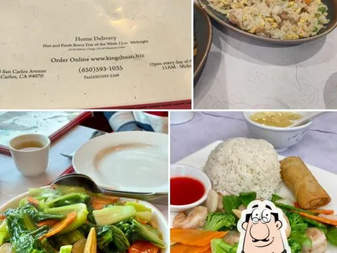 Chinese dishes at King Chuan Restaurant in San Carlos